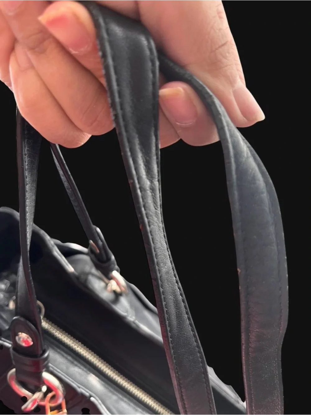 Coach Black Leather Shoulder